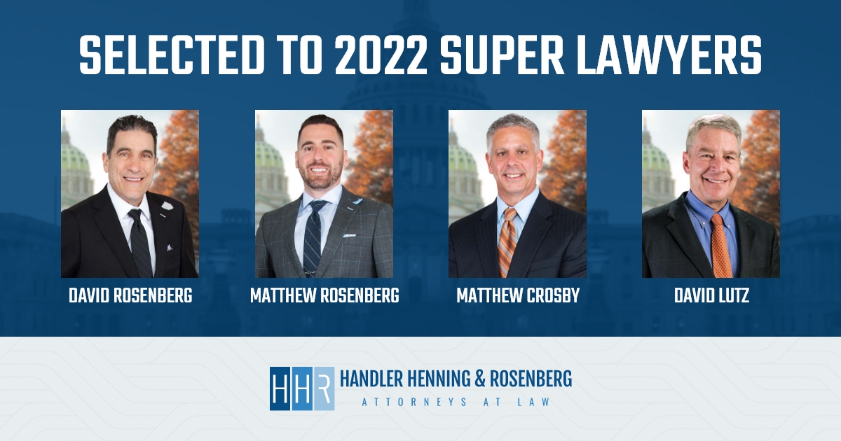 4 HHR Attorneys Selected to 2022 Pennsylvania Super Lawyers